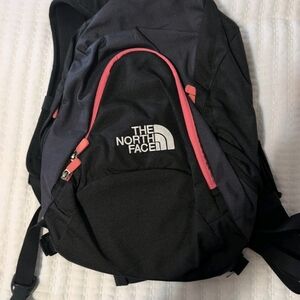 The North Face Men's Backpack in Black and Pink
